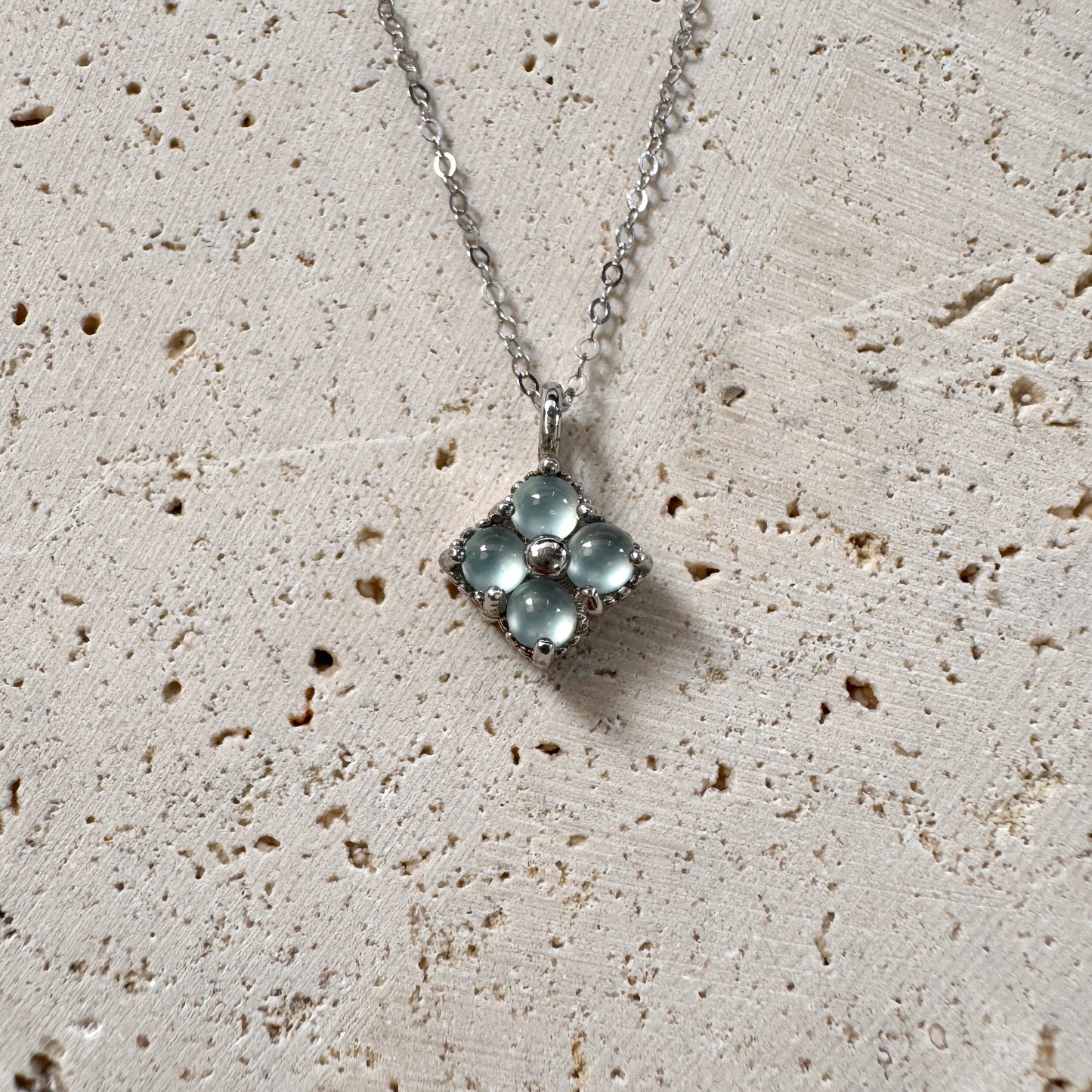 SUMMER | Clover Jadeite Necklace