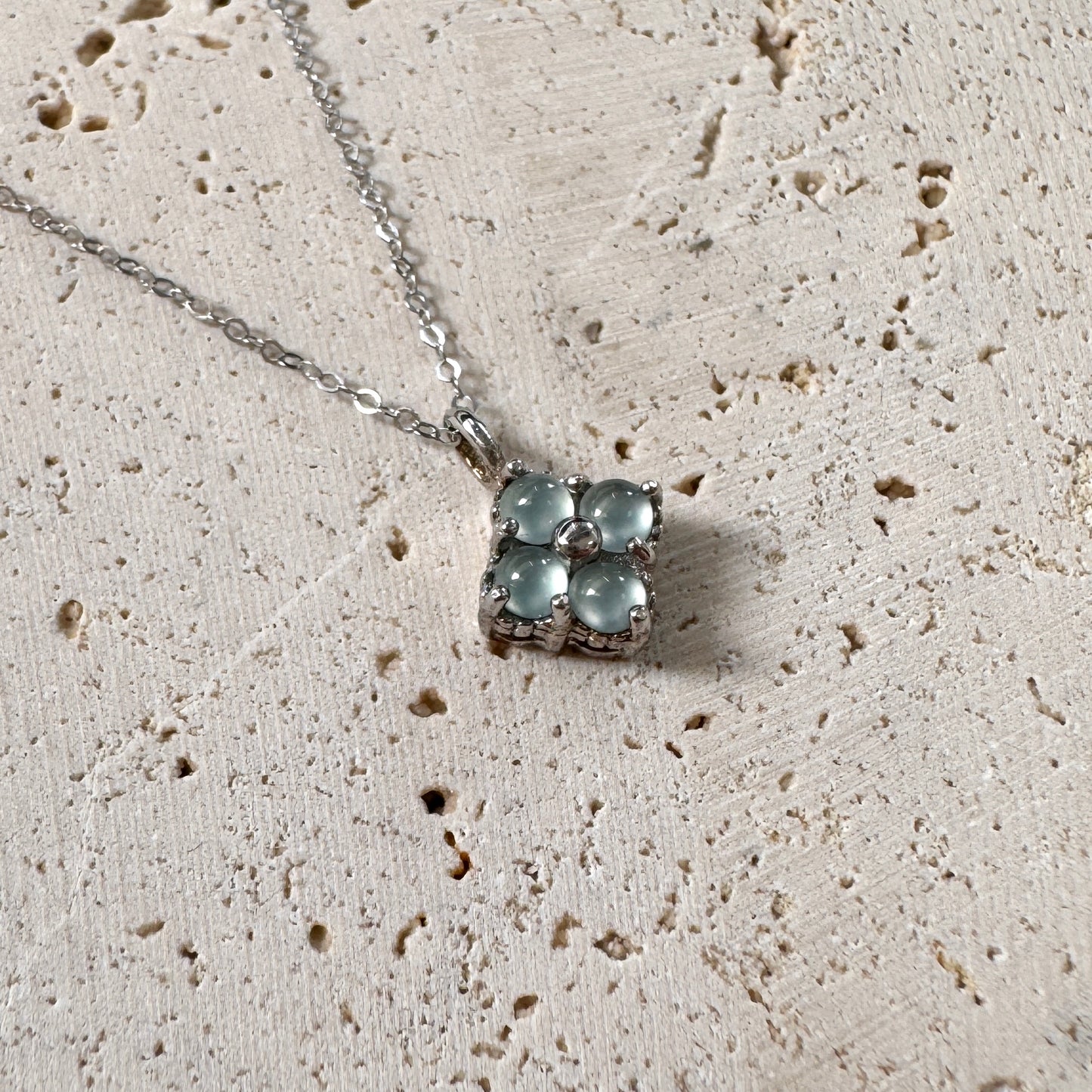 SUMMER | Clover Jadeite Necklace