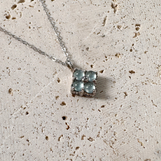 SUMMER | Clover Jadeite Necklace