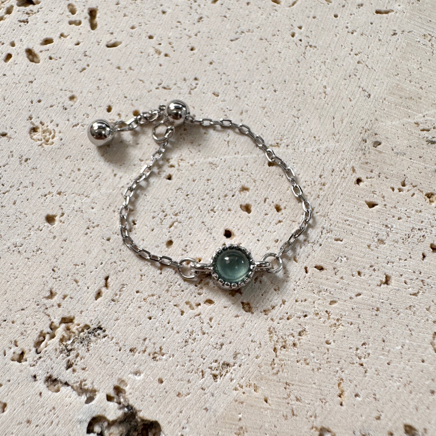 SUMMER | Chain Jadeite Ring
