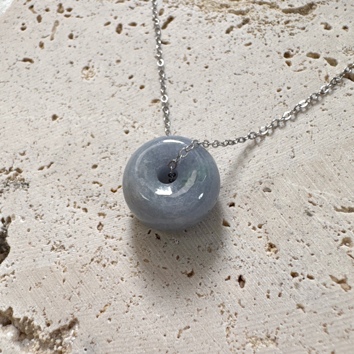 SUMMER | Doughnut Jadeite Necklace