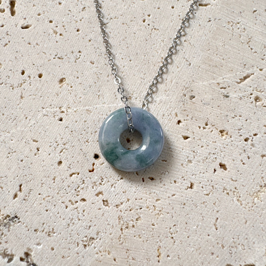 SUMMER | Lavender Bagel Jadeite Necklace