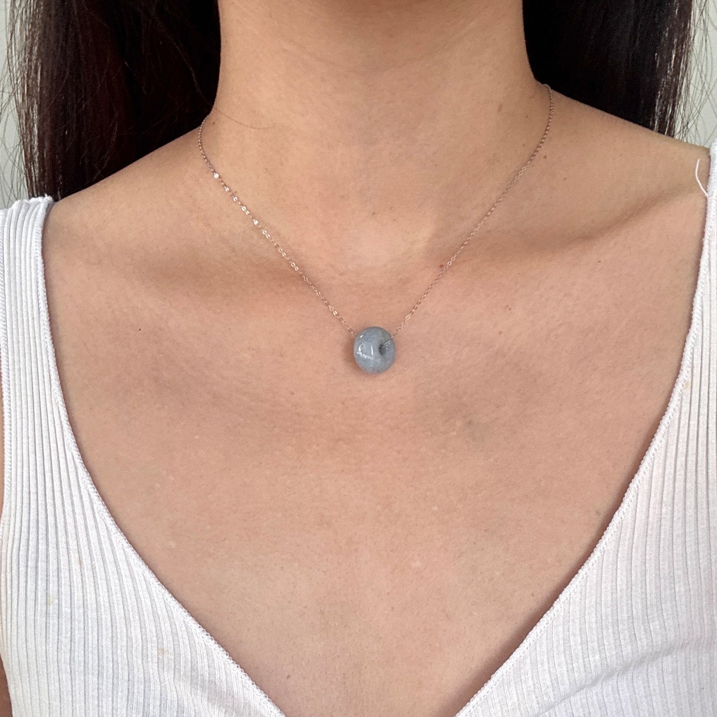 SUMMER | Doughnut Jadeite Necklace