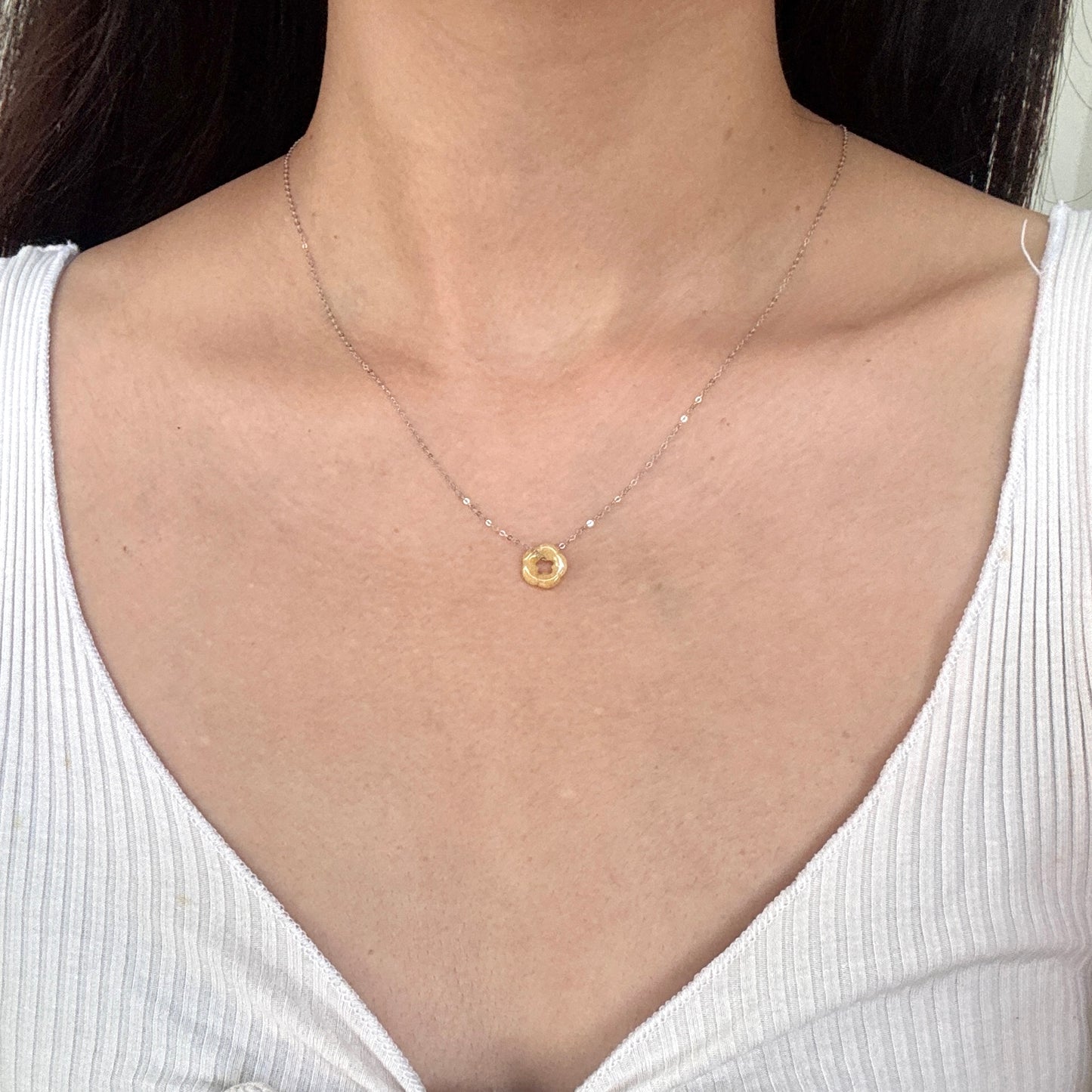 SUMMER | Forget-me-not Jadeite Necklace