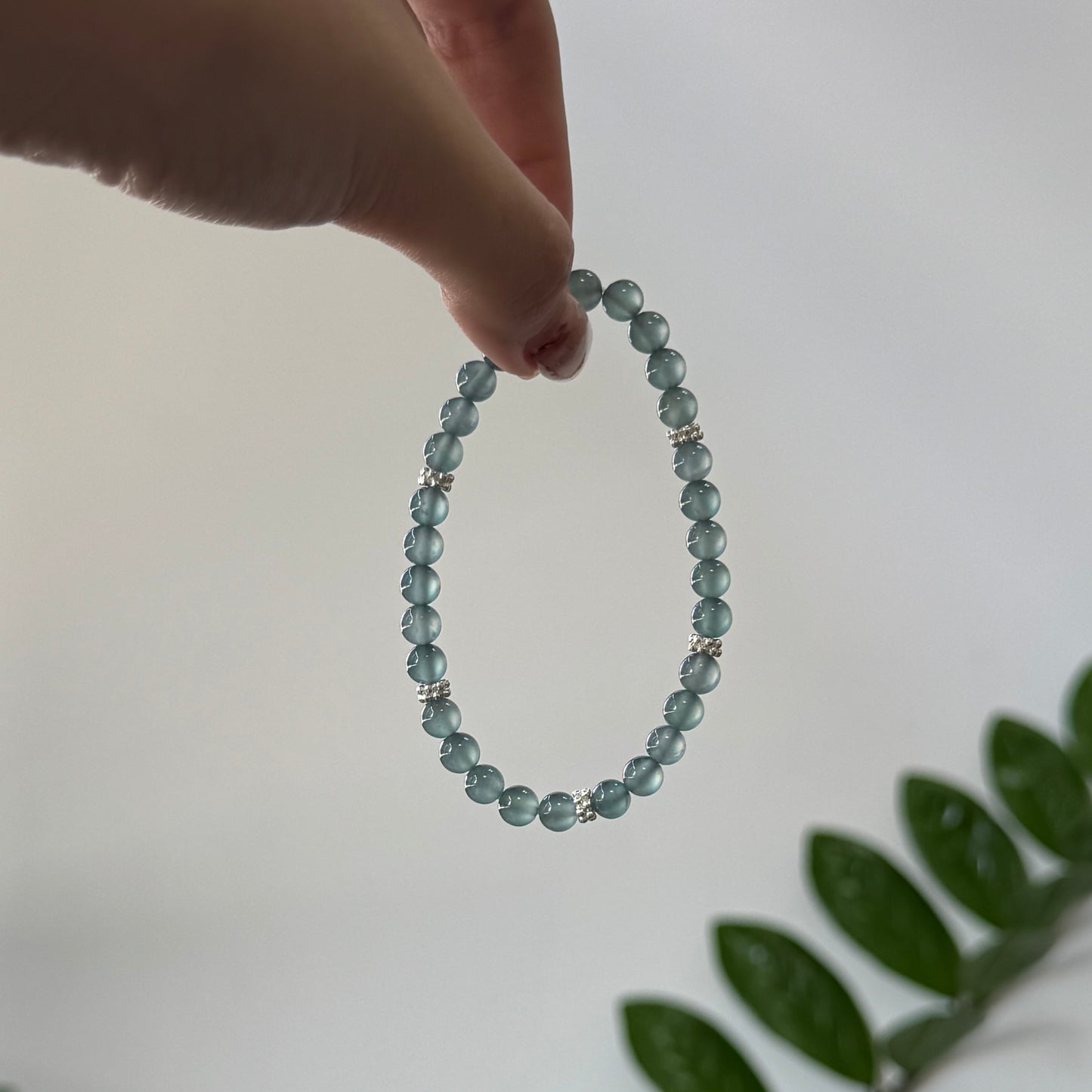 BLEU | Icy Beaded Jadeite Bracelet
