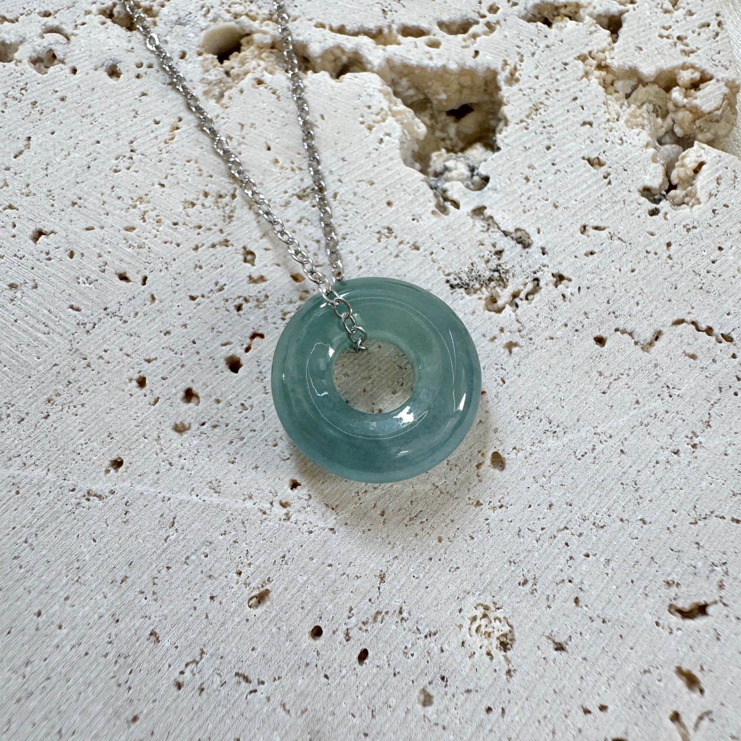 BLEU | Bagel Jadeite Necklace