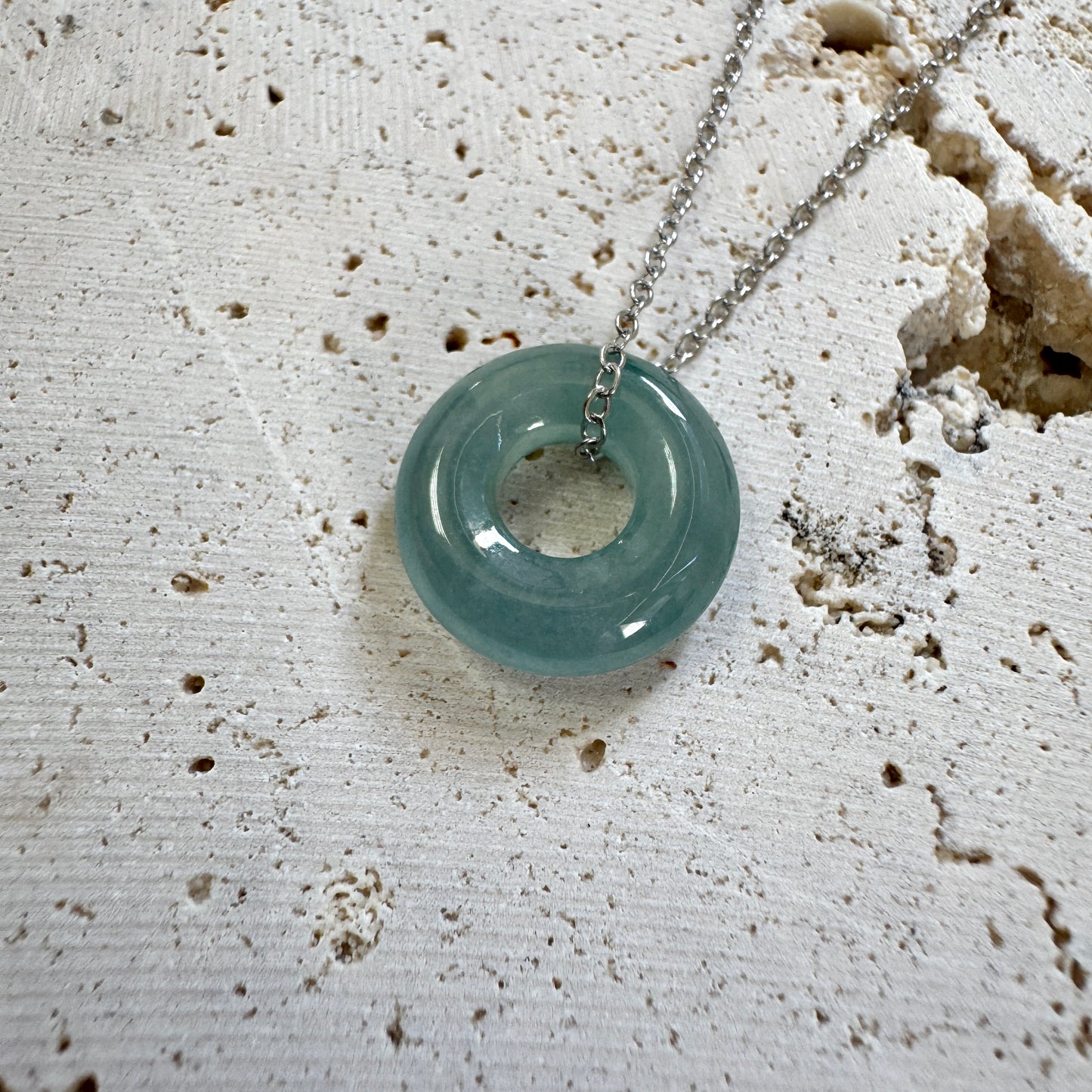 BLEU | Bagel Jadeite Necklace