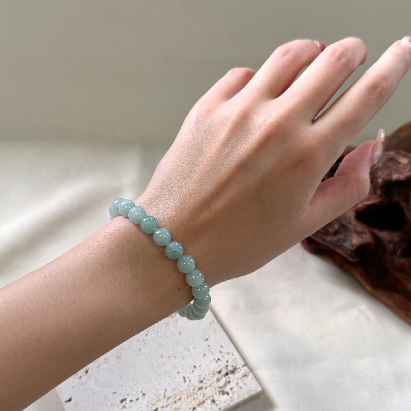 BLEU | Beaded Jadeite Bracelet