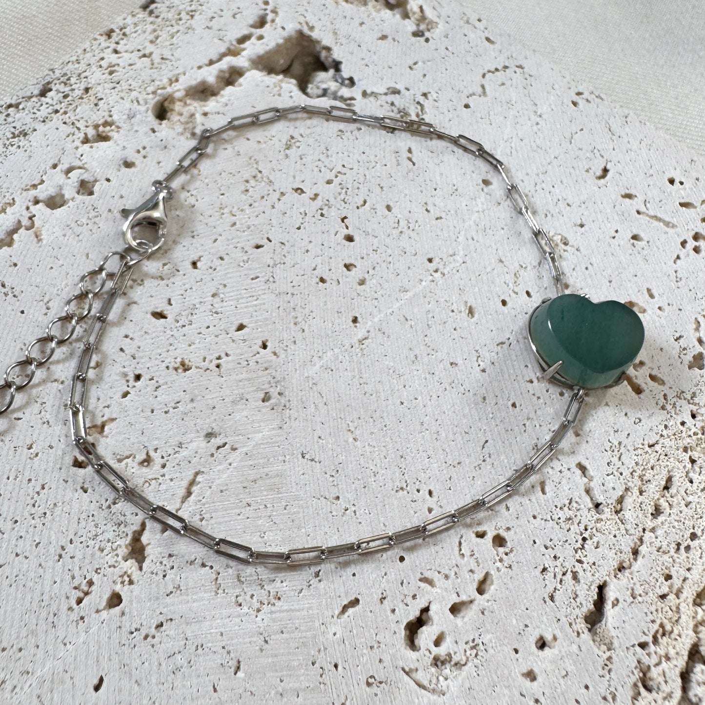 BLEU | Heart Jadeite Bracelet