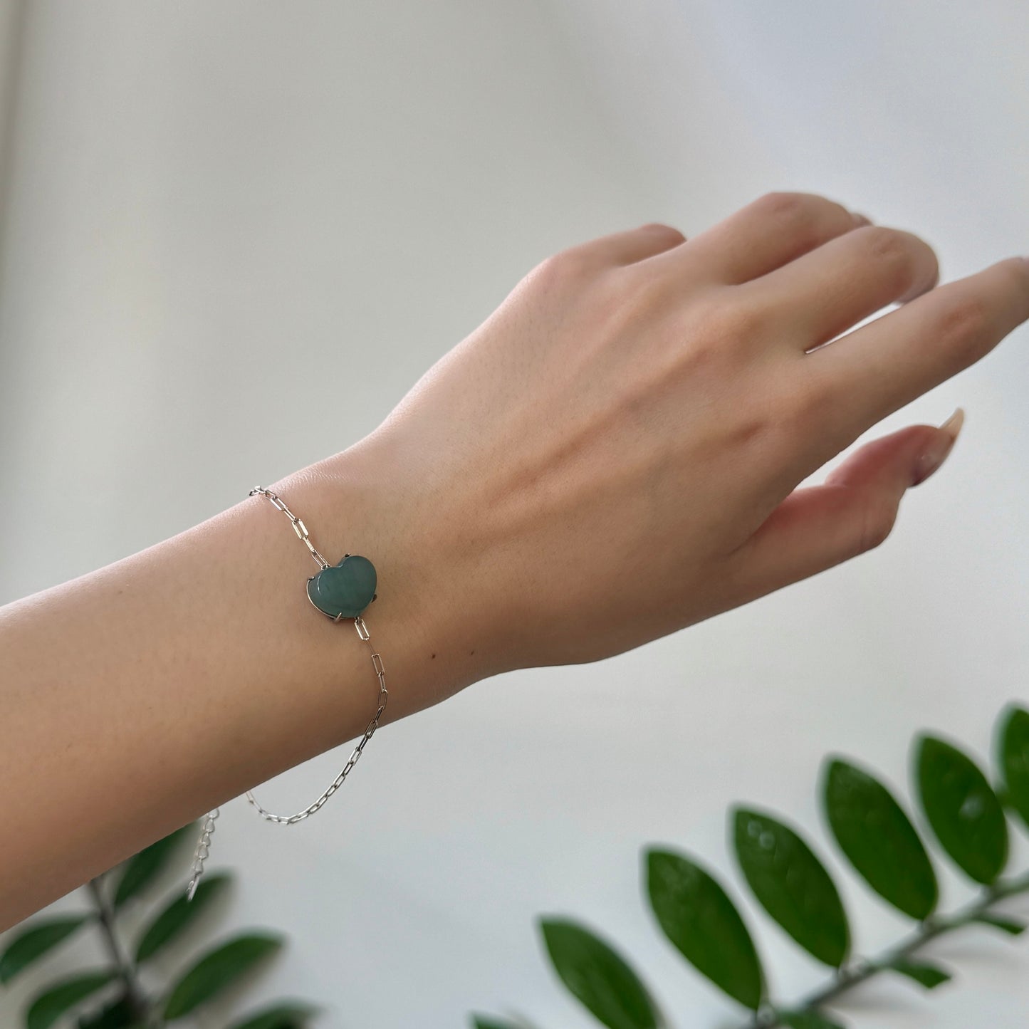 BLEU | Heart Jadeite Bracelet