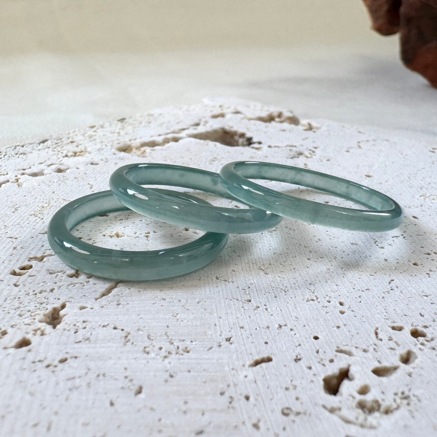 BLEU | Jadeite Slim Rings