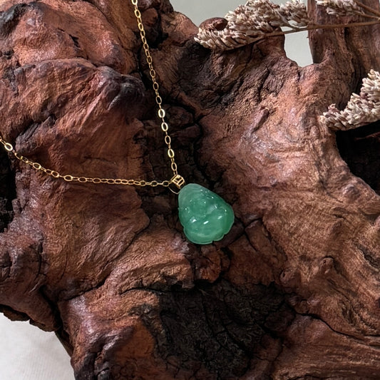 18k Pixiu Jadeite Pendant