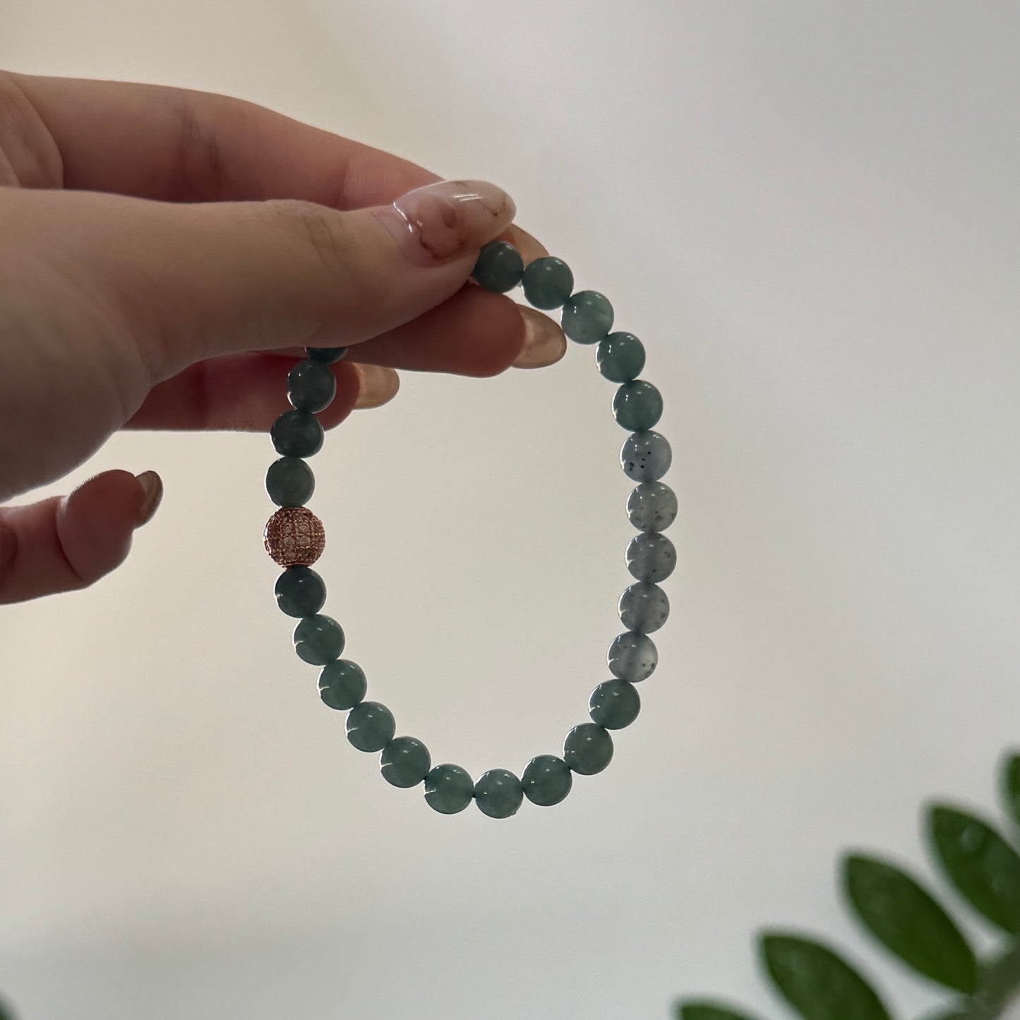 BLEU | Teal Beaded Jadeite Bracelet