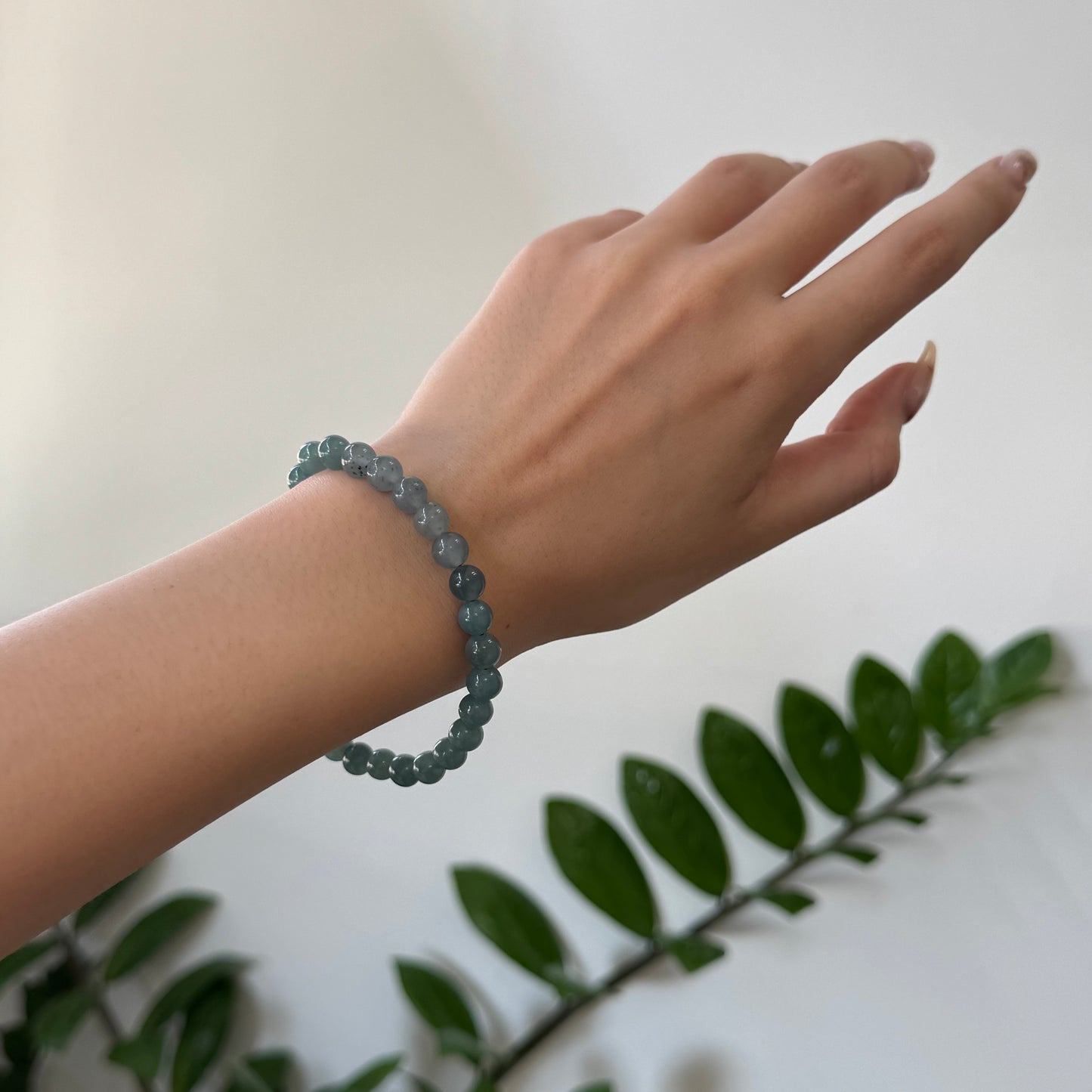BLEU | Teal Beaded Jadeite Bracelet