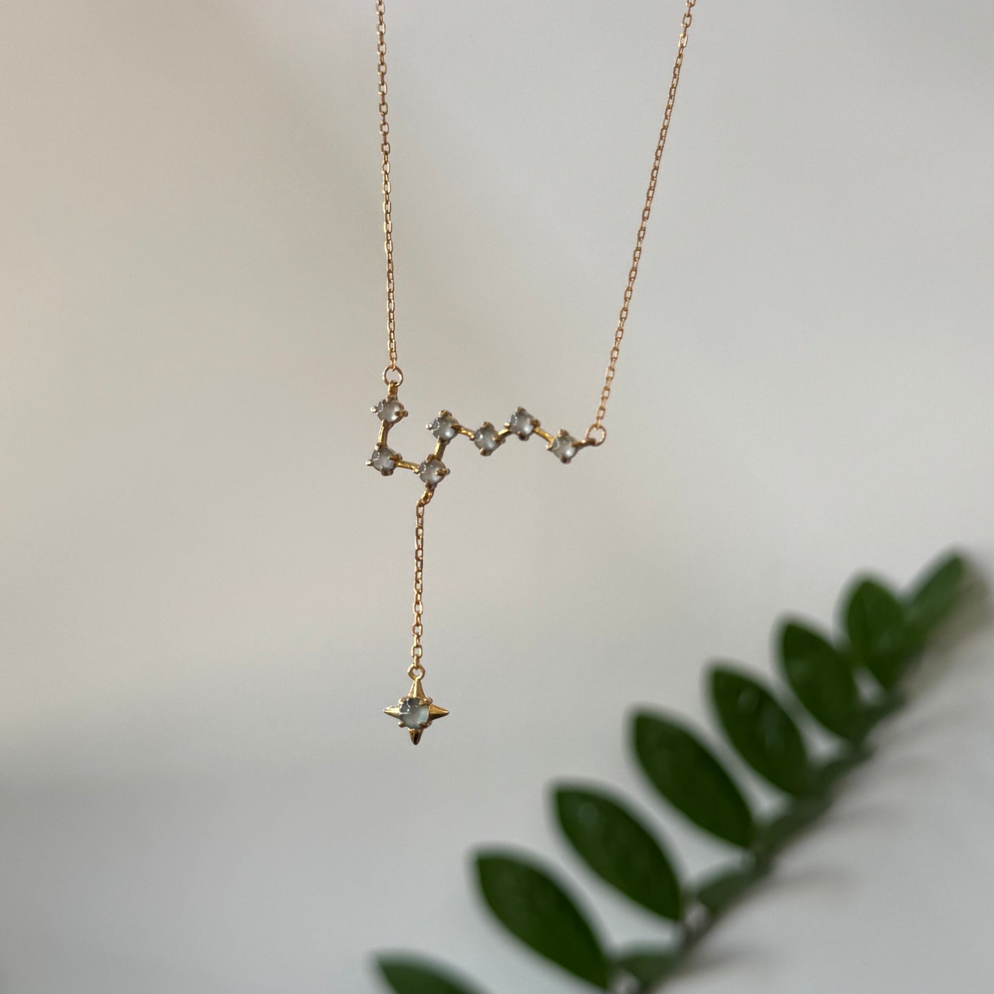 BLEU | Constellation Drop Jadeite Necklace