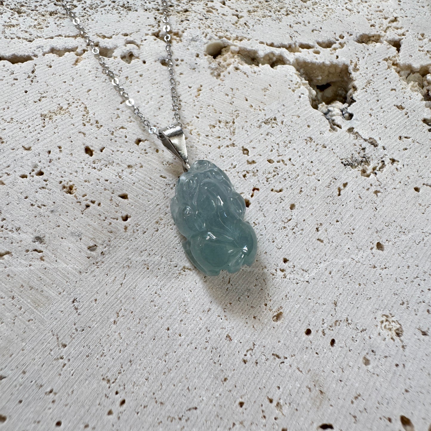 BLEU | Pixiu Jadeite Necklace