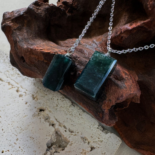 BLEU | Bevel Jadeite Necklace