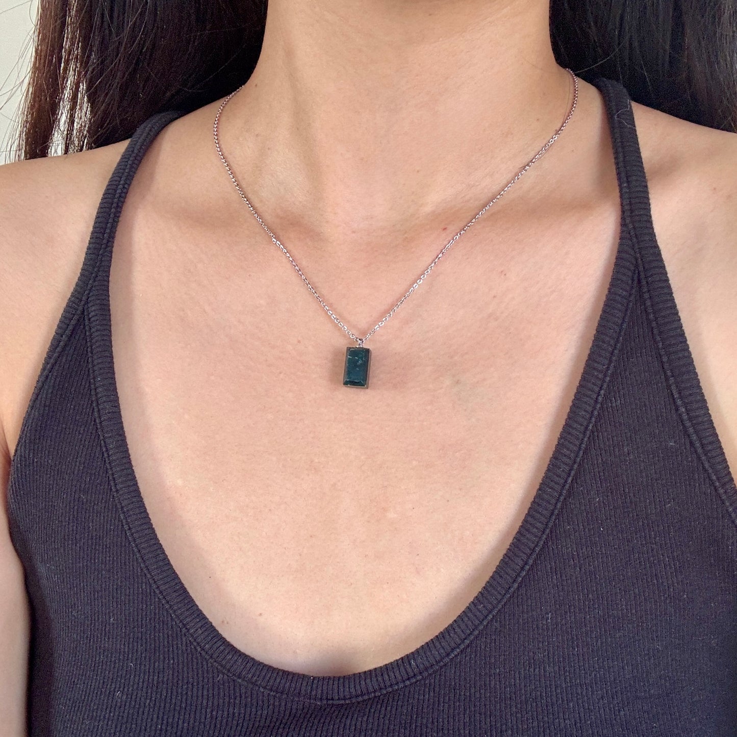 BLEU | Bevel Jadeite Necklace