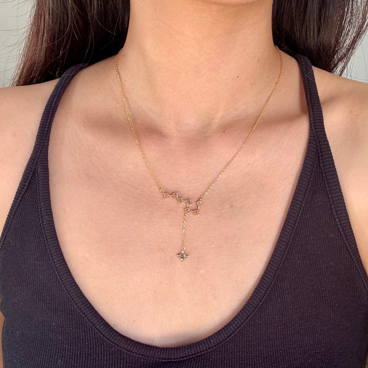 BLEU | Constellation Drop Jadeite Necklace