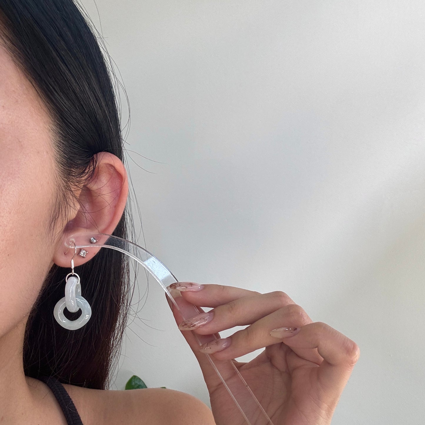 BLEU | Interlocked Jadeite Earrings