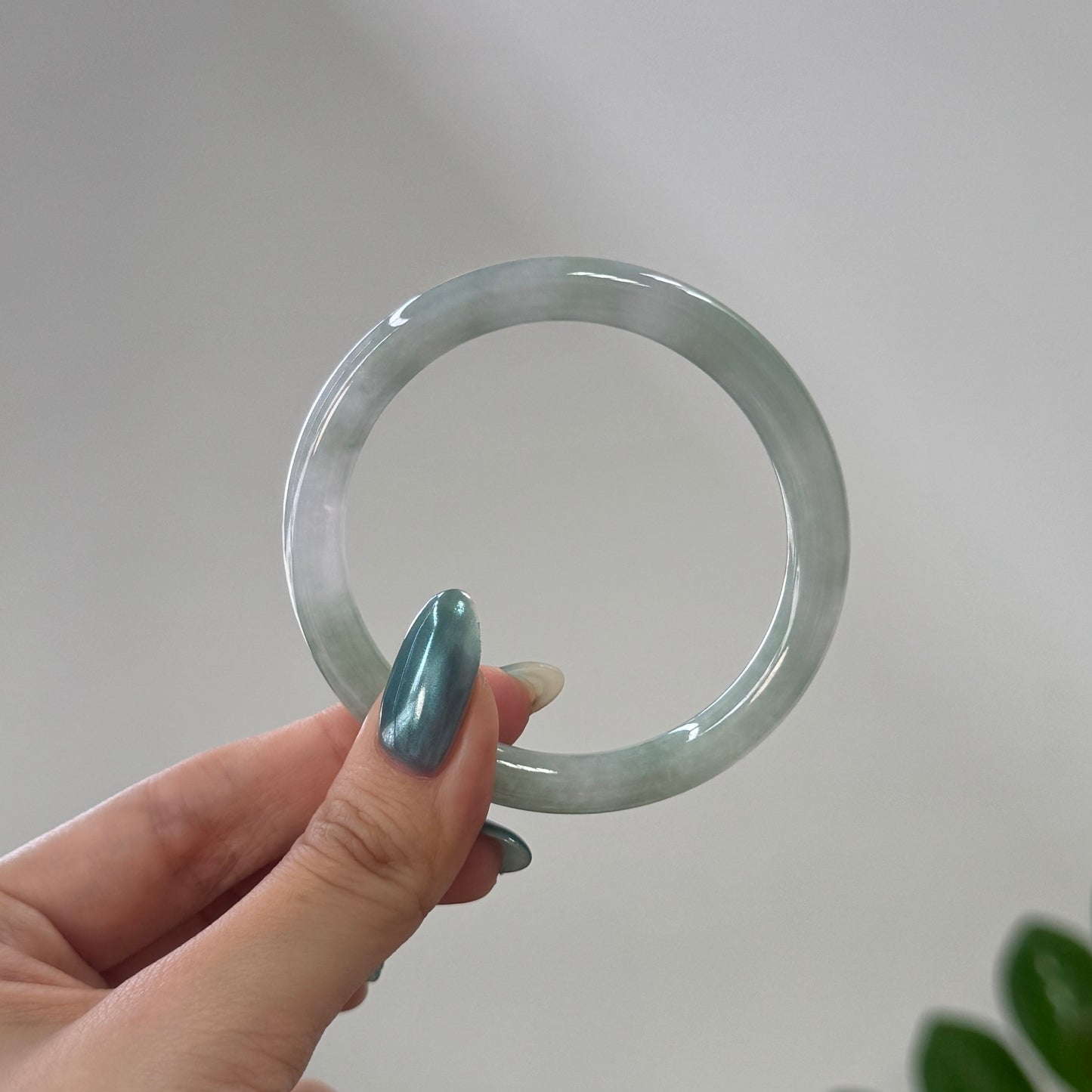 50 | Green Skinny Jadeite Bangle