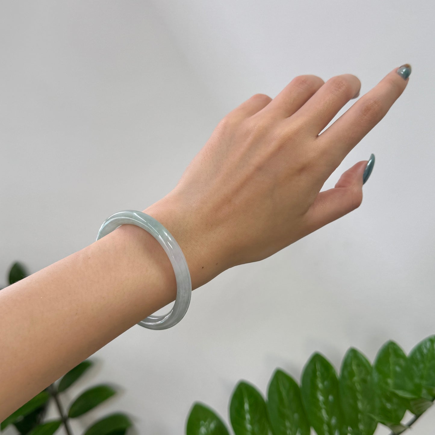 50 | Green Skinny Jadeite Bangle