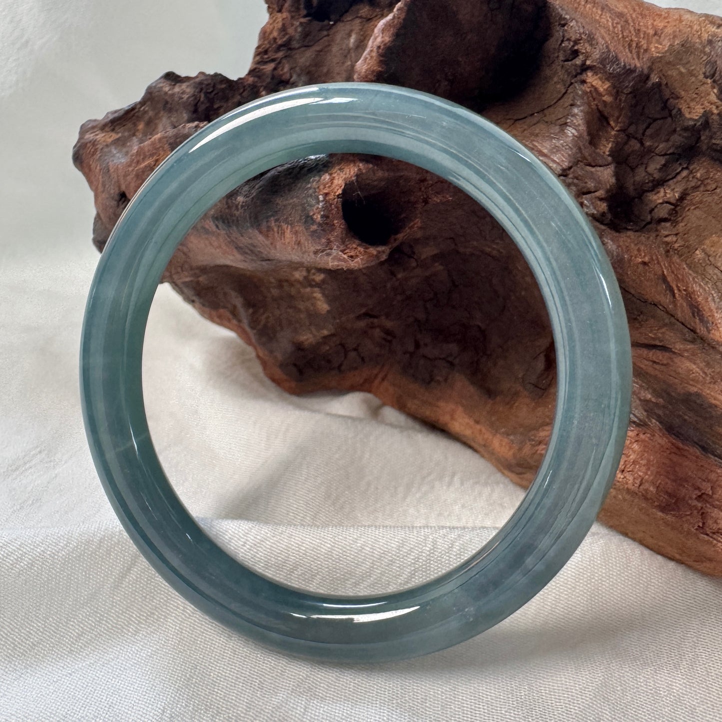 50 | Blue Skinny Jadeite Bangle