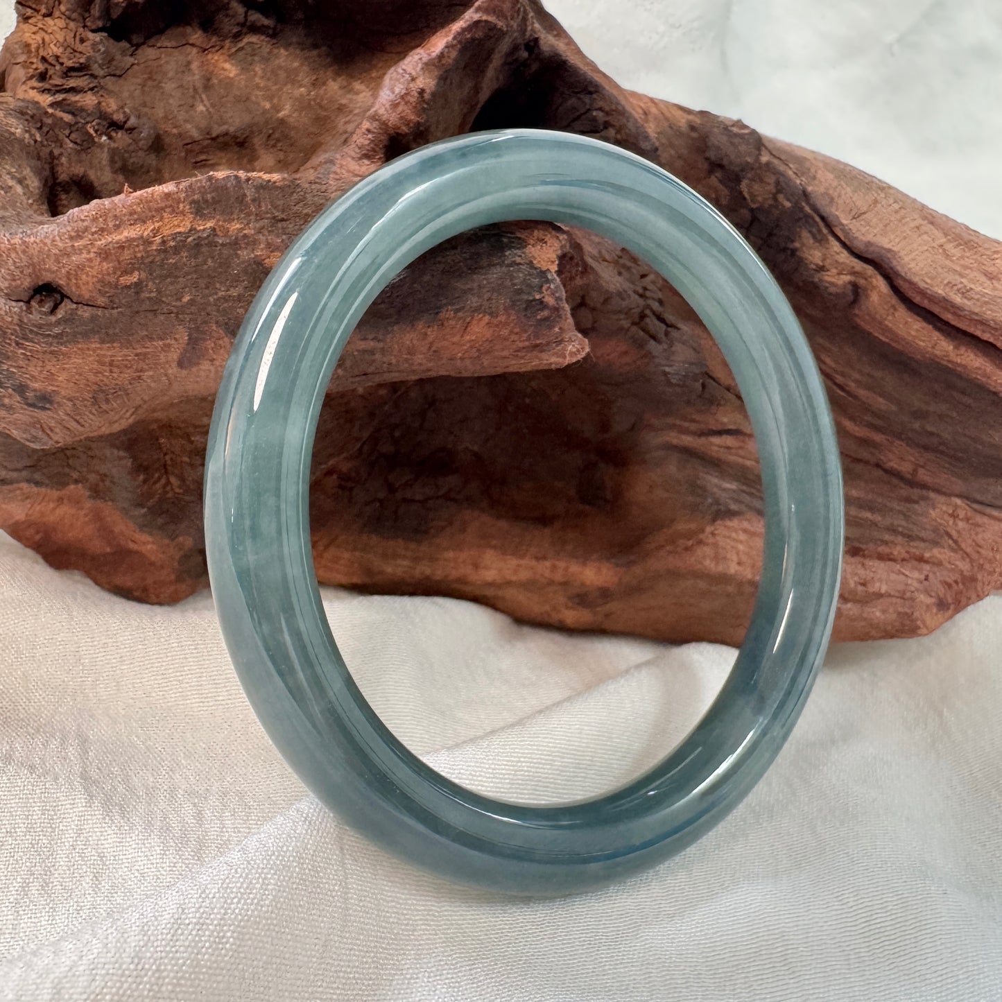 50 | Blue Skinny Jadeite Bangle