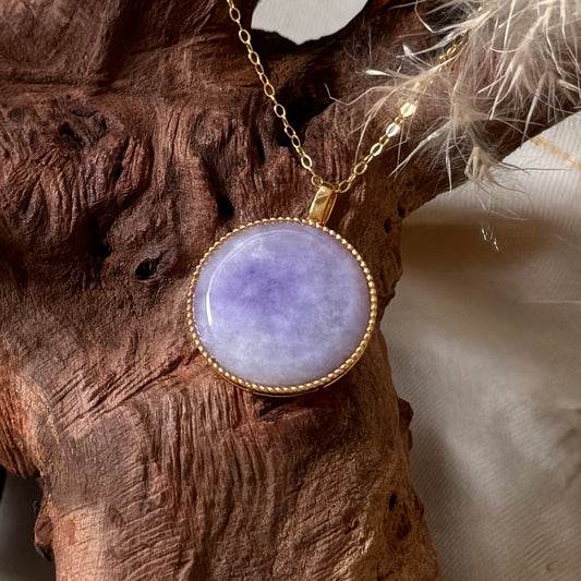 18k Yrene Jadeite Pendant