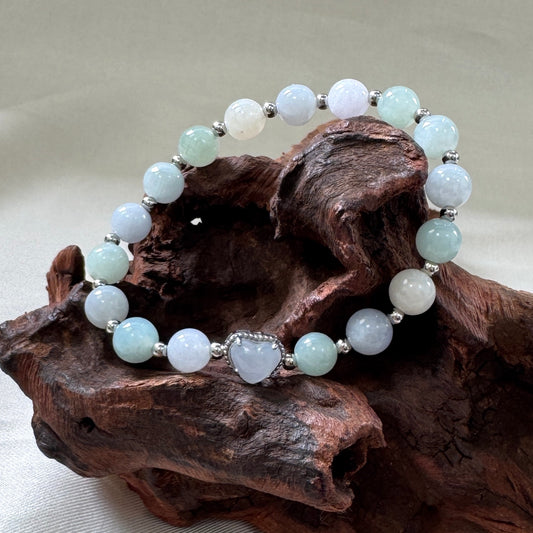 XOXO | Pastel Beaded Jadeite Bracelet