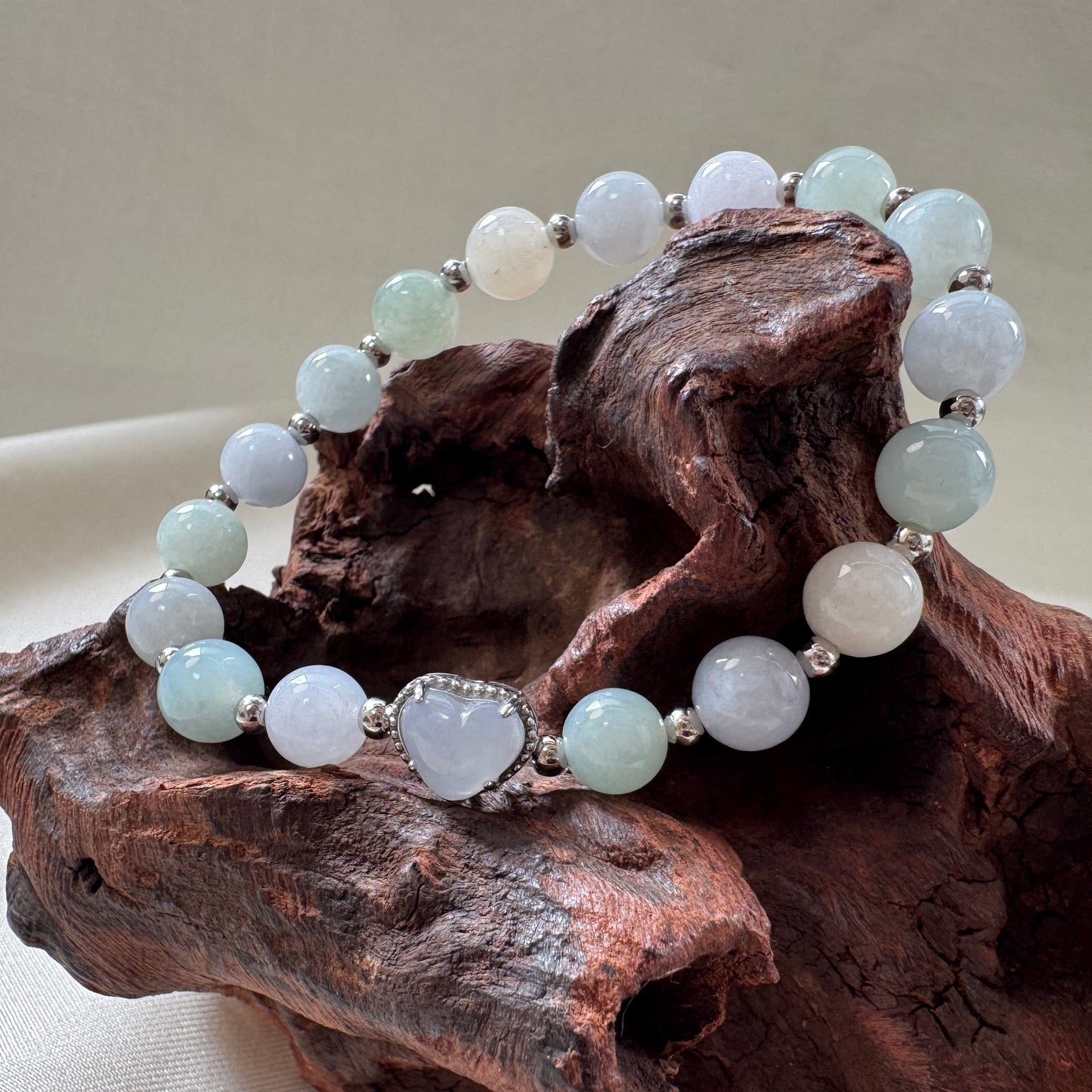 XOXO | Pastel Beaded Jadeite Bracelet