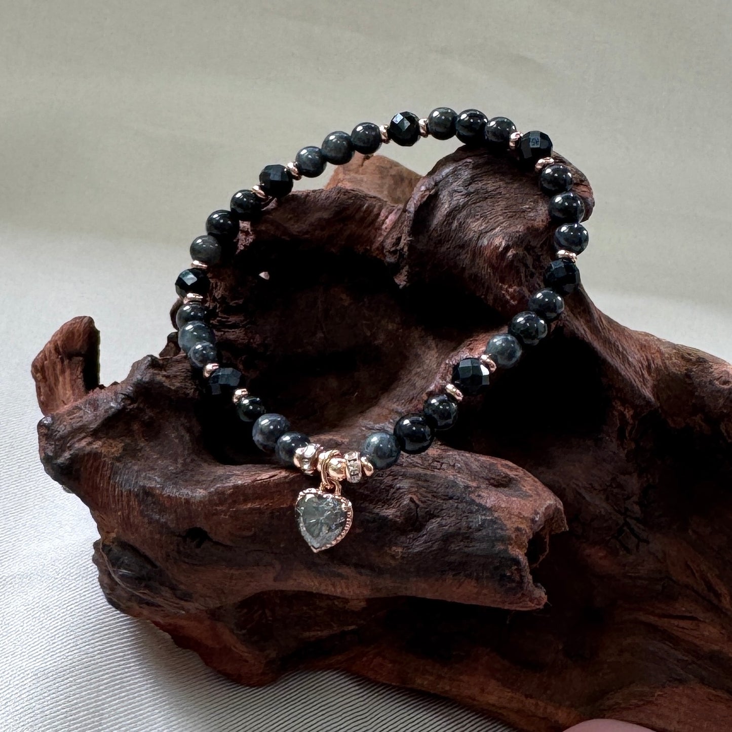 XOXO | Moissanite x Beaded Jadeite Bracelet
