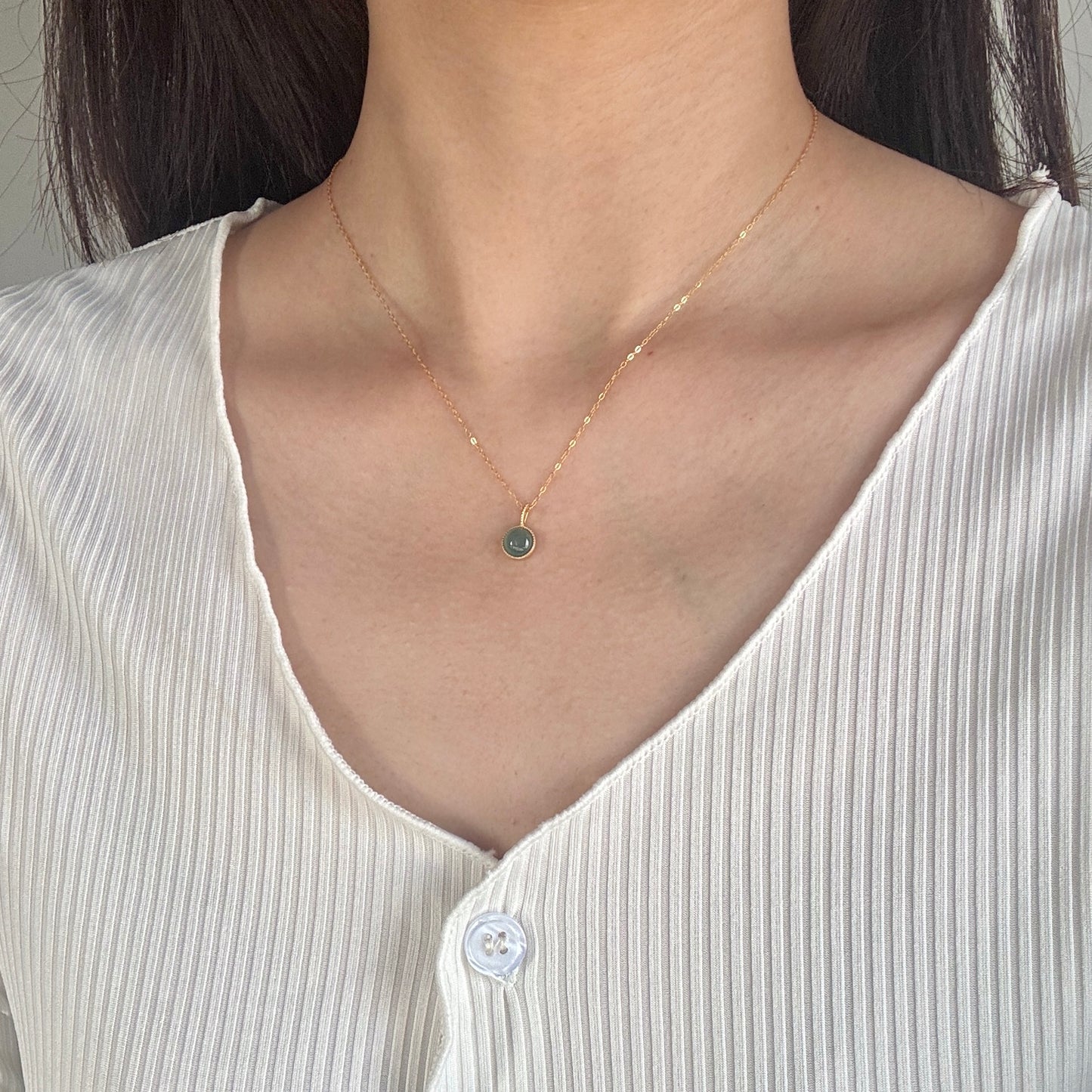 Cora Jadeite Necklace