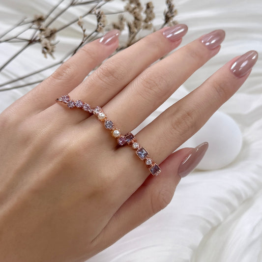 Blush Pavé Trio
