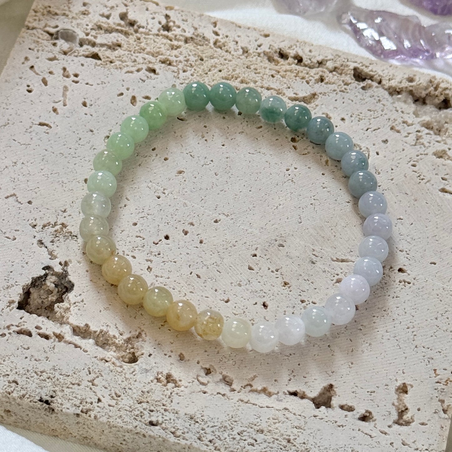 PRISM | Ombre Beaded Jadeite Bracelet