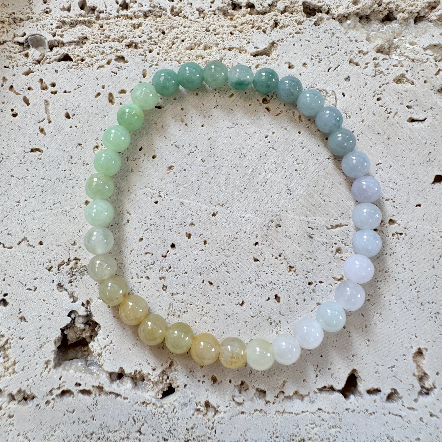 PRISM | Ombre Beaded Jadeite Bracelet