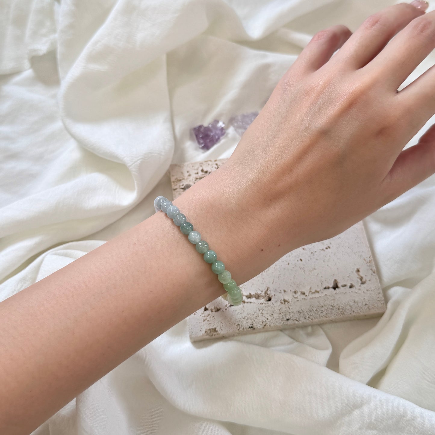 PRISM | Ombre Beaded Jadeite Bracelet