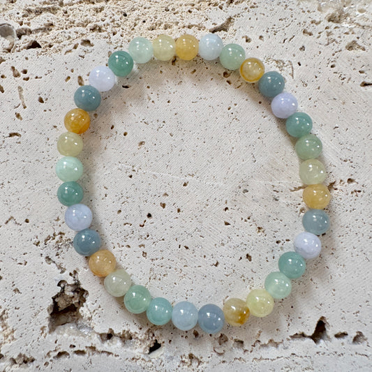 PRISM | Rainbow Beaded Jadeite Bracelet