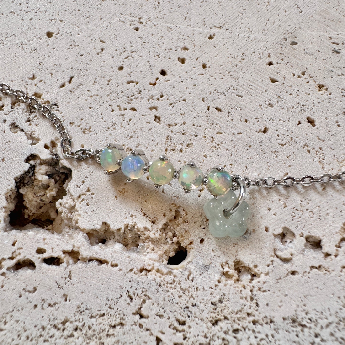 PRISM | Opal x Jadeite Bracelet