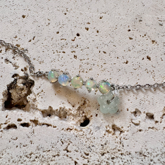 PRISM | Opal x Jadeite Bracelet