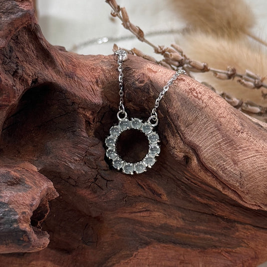 Halo Jadeite Necklace