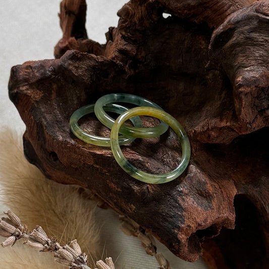 Willow Jadeite Rings