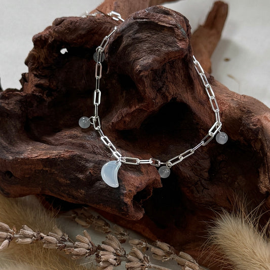 Crescent Jadeite Bracelet